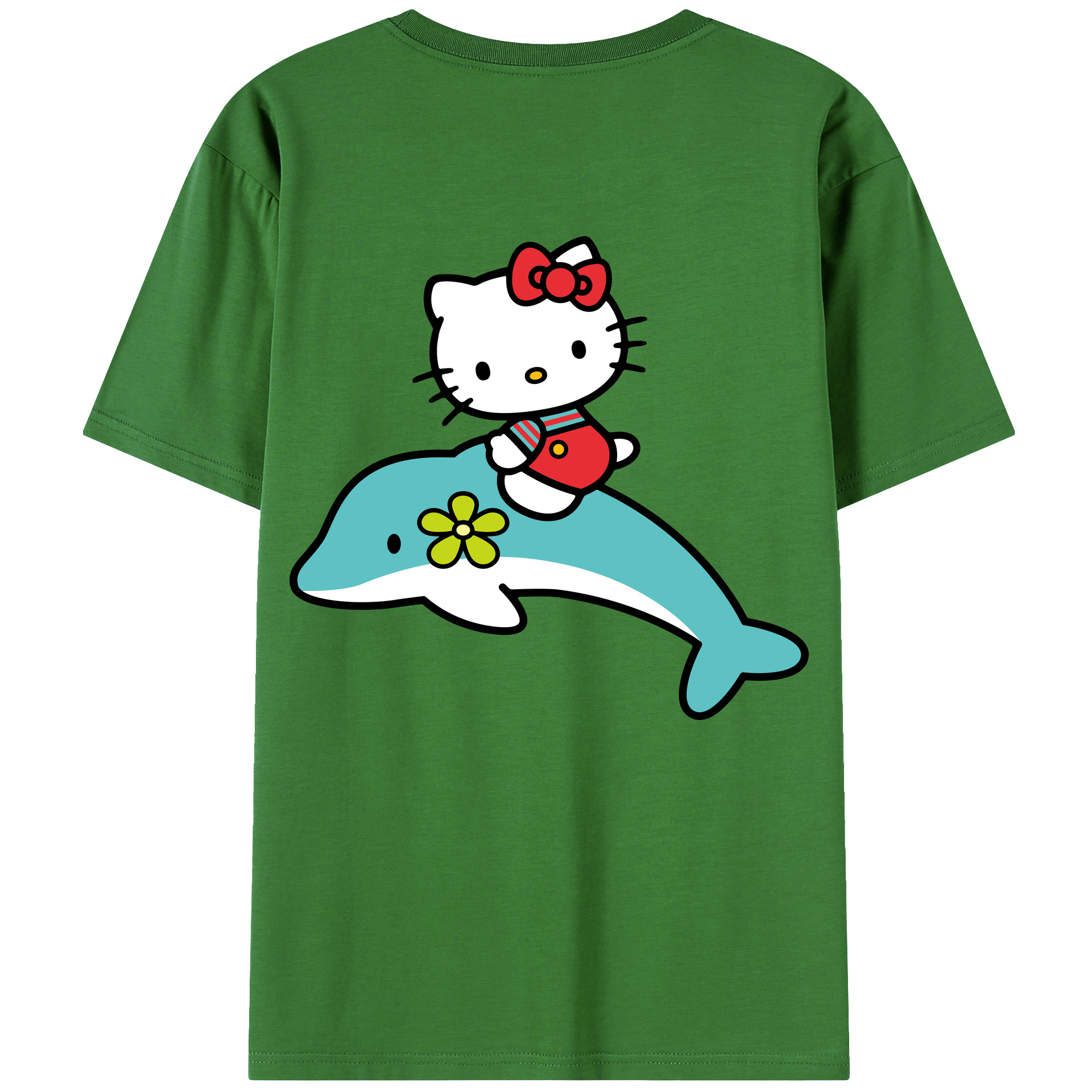 （画像用） Hello Kitty ハローキティ レディース半袖Tシャツ(バックプリント)